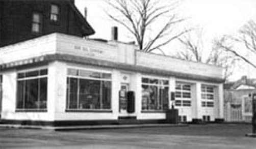 An early Sunoco service station.