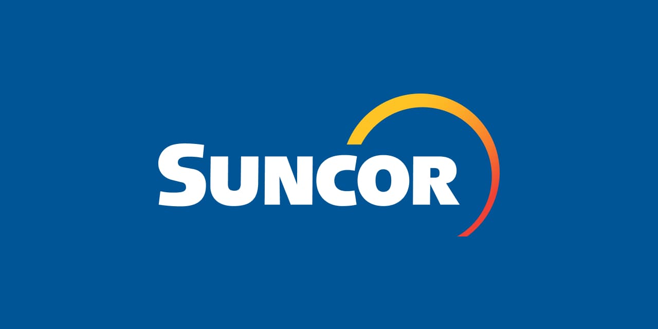 Suncor logo – full-colour reverse