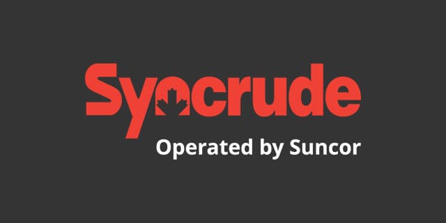Suncor logo – full-colour white positive