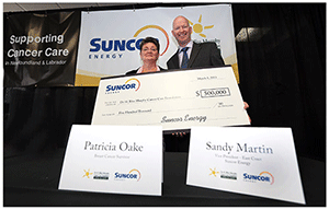 Suncor donation to the Bliss Murphy Cancer Care Foundation